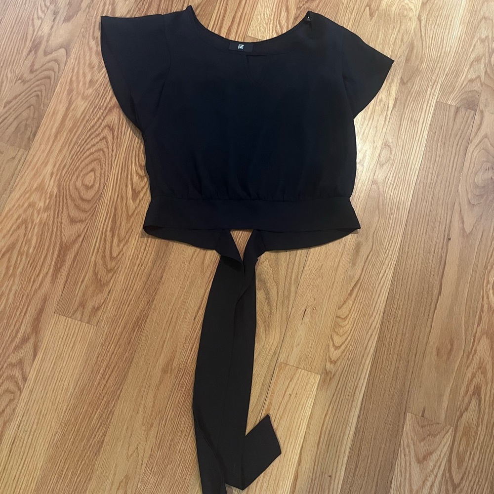 Iz Byer Black Blouse Elegant Top